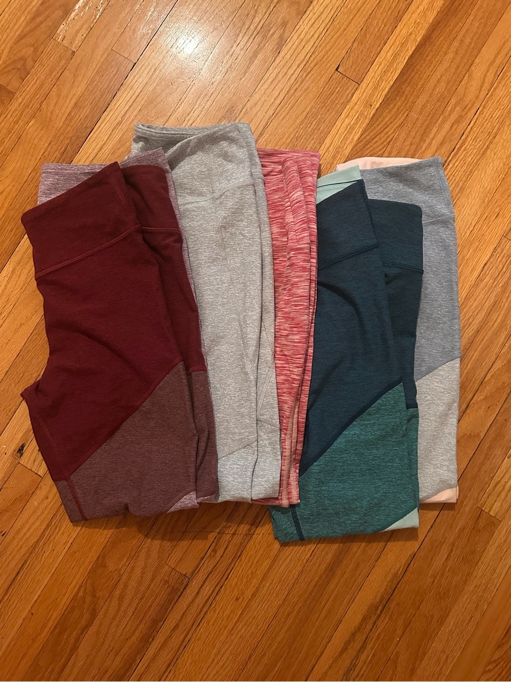 Bundle of 5 Outdoor Voices Colorblock Leggings